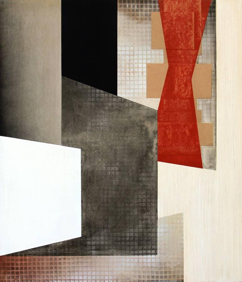 Ned Evans Abstract Painting - Rayen