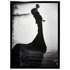Black Rosa "one of a kind/ canvas /framed" 4