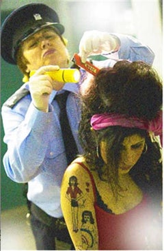 Amy Winehouse Inspection "Unsigned attributed to Alison Jackson" Color Photo