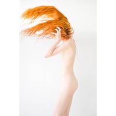 RED! #3- Nude Portrait Color Photograph 6