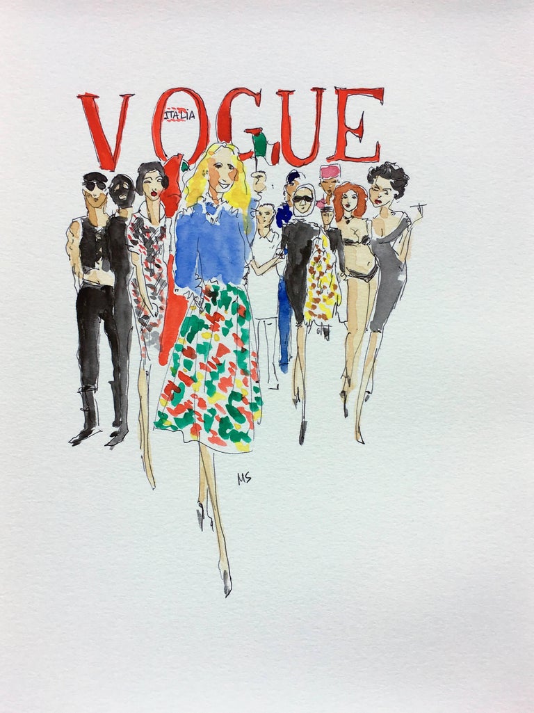 Manuel Santelices Portrait - Franca Sozzani, Vogue Italia