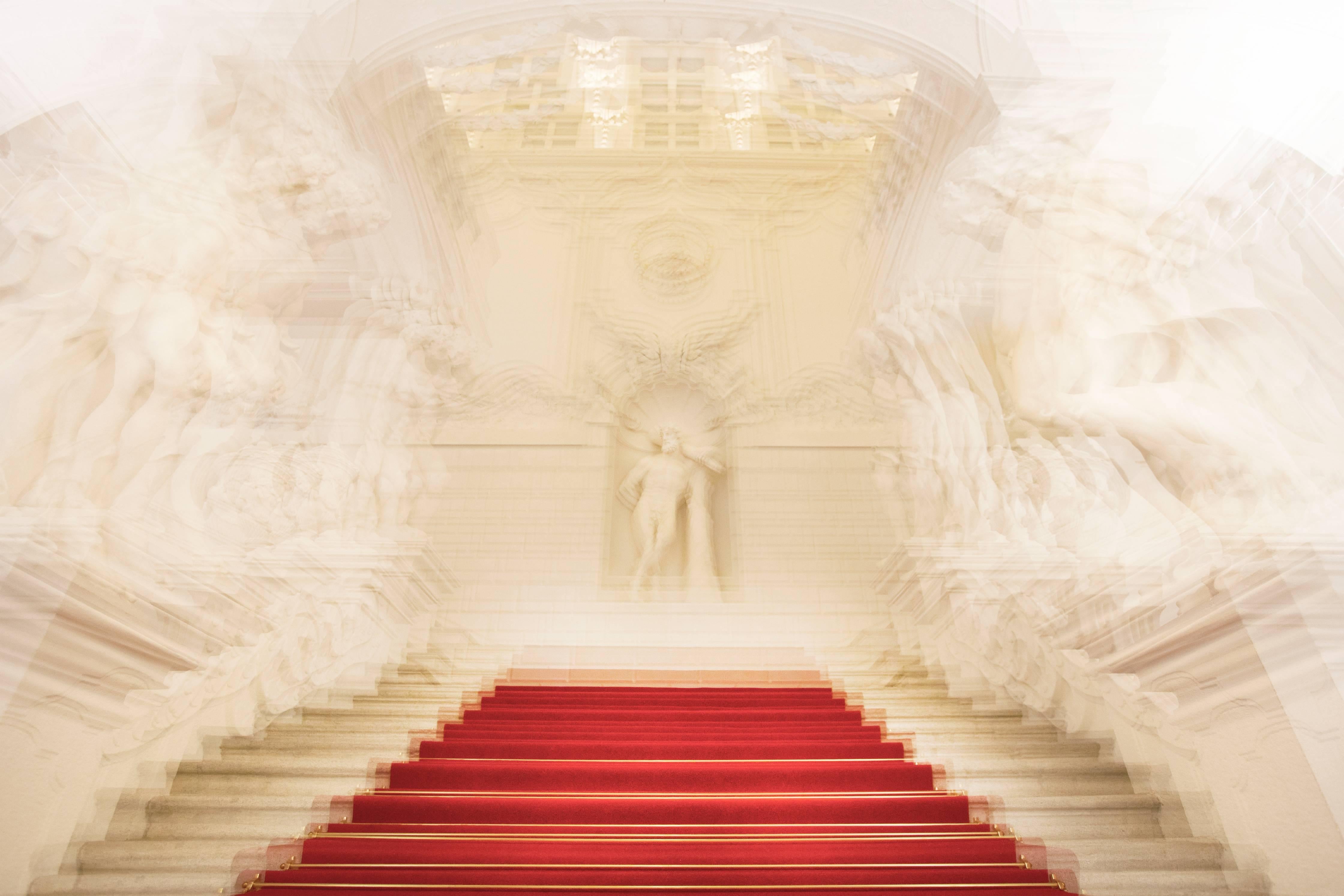 Magda Von Hanau Color Photograph - Belvedere Winter Palace. Abstract architectural limited edition color photograph