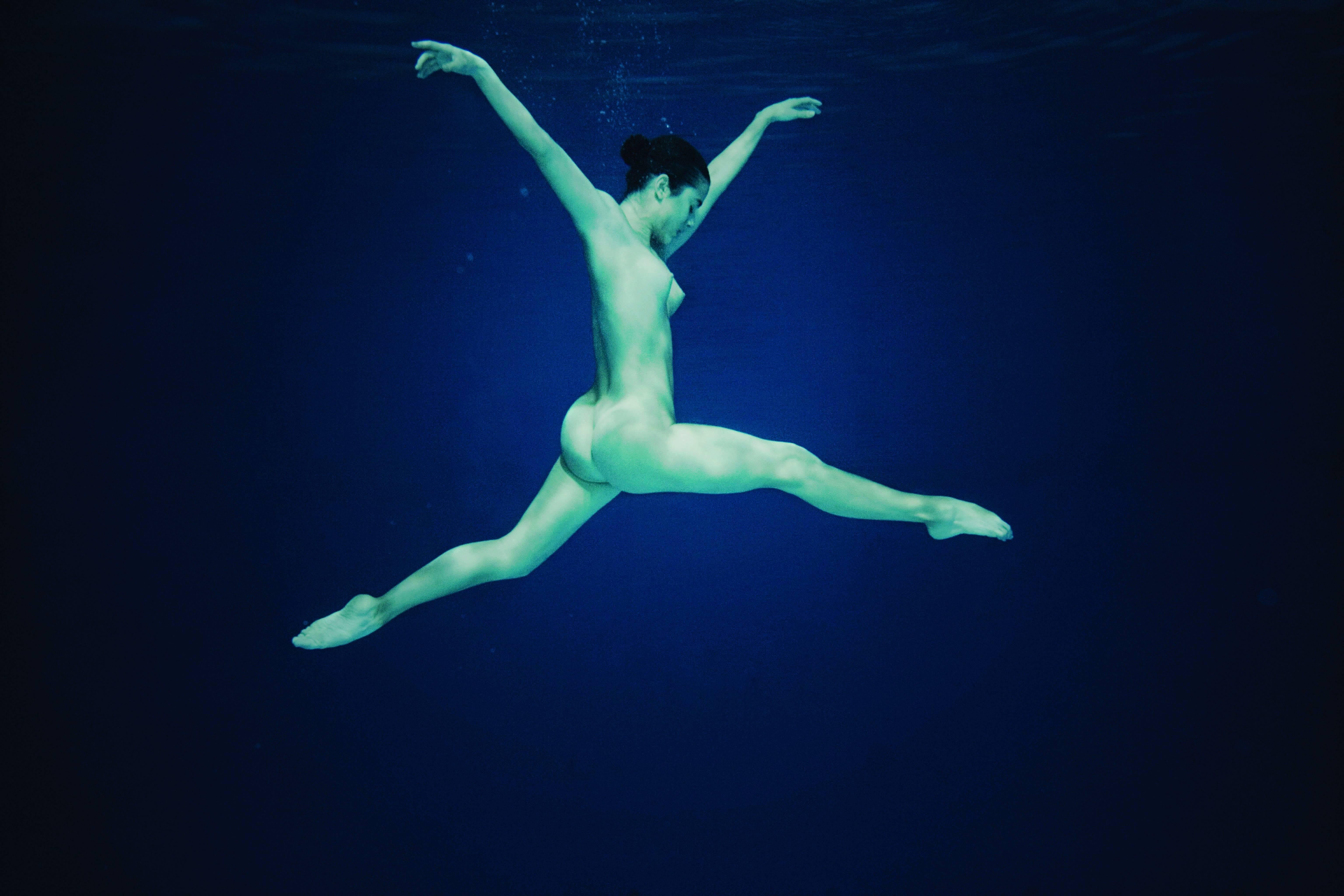 Mauricio Velez Nude Photograph -  Half Angels Half Demons #8, Underwater nude limited edition color photograph