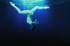 Half Angels Half Demons #9, Underwater nude color limited edition photograph