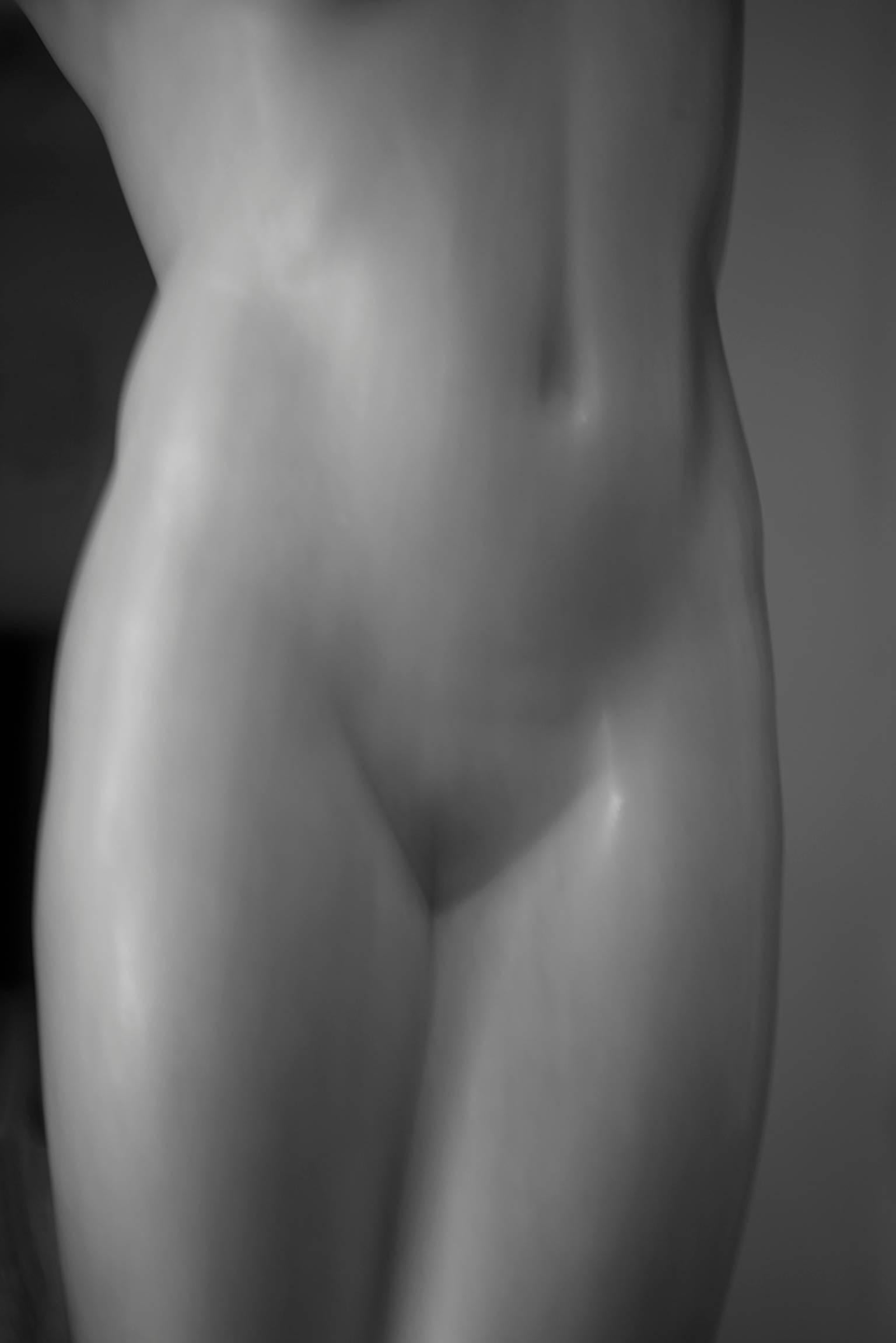 Luca Artioli Black and White Photograph - Roman Statue Study 7. B&W Nude figurative limited edition photograph 