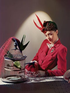 Fashion in Color - Ensemble by Bergdorf Goodman, 1939 (Mounted & Framed)