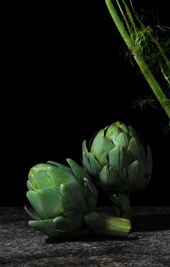 Alcachofas. From The  Bodegones  still life color photography  Series