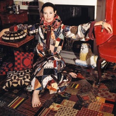 Around That Time - Gloria Vanderbilt, New York, 1970, Small Color Photograph
