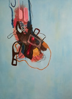 Asimetrias #5. Mixed Media Canvas Painting
