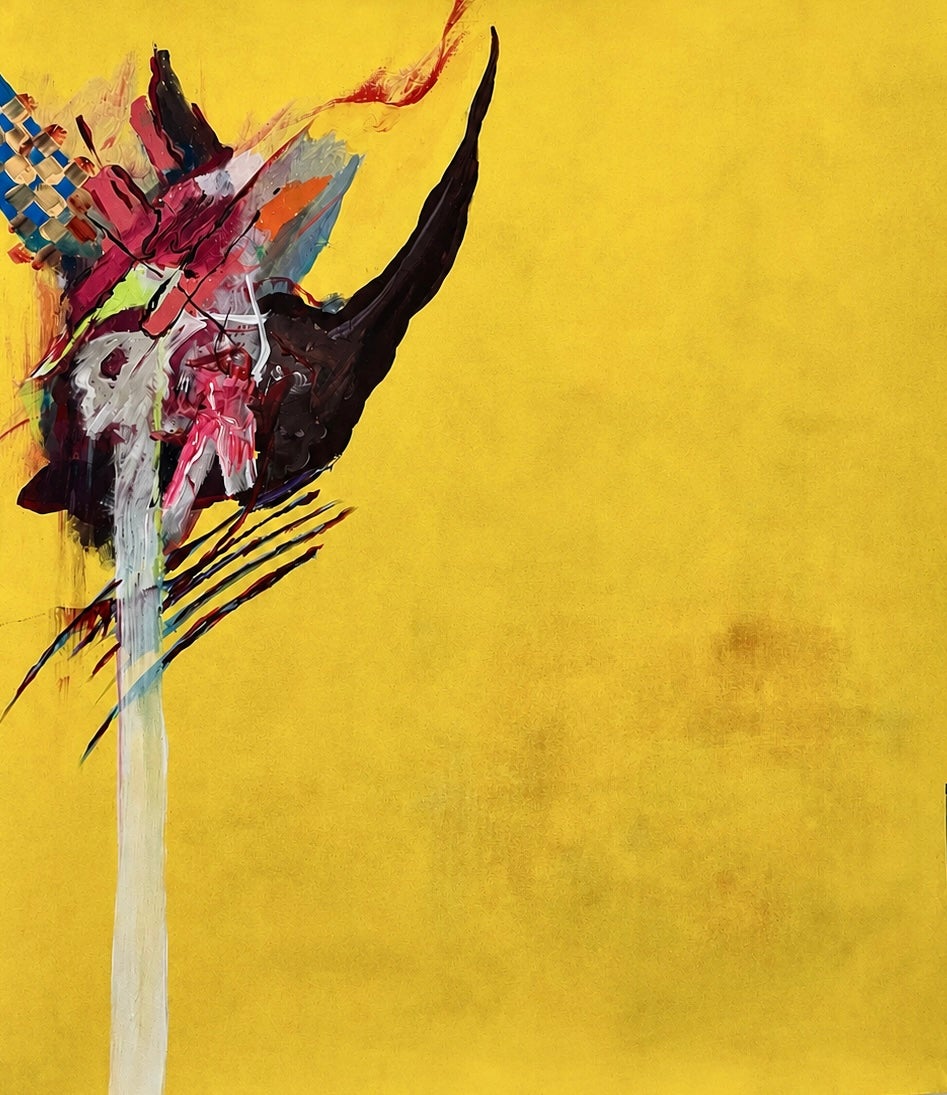 Asimetrias #6. Mixed Media Canvas Painting