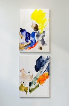 Impermanence series n18 and n16 Diptych. From Impermanence series