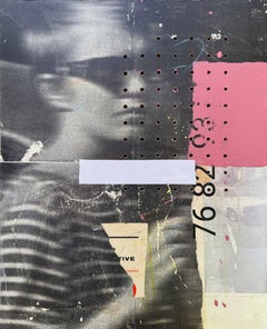 Persistencia retiniana. Mixed media on MDF hardboard panel