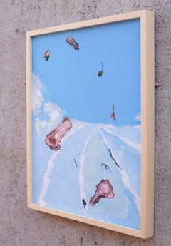 Untitled VII and VI Diptych. Paintings. From the Medium - Screen Time series