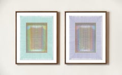 Fig. 7 Dittico “Base Verde” e “Morado”. Dalla serie "Dibujar el Tiempo".