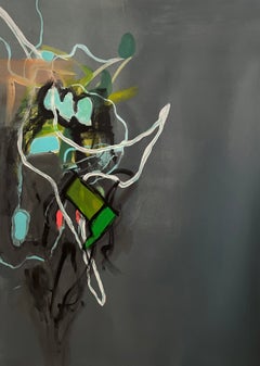 Asimetrias n° 8. Peinture sur toile en techniques mixtes