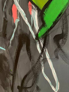 Asimetrias n° 8. Peinture sur toile en techniques mixtes