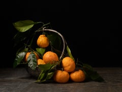 Mandarines II. Extrait de la série « Bodegones ». Nature morte photographie couleur