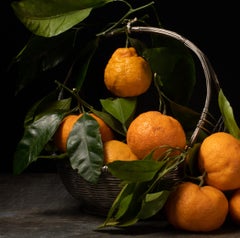 Mandarines II. Extrait de la série « Bodegones ». Nature morte photographie couleur