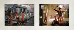Haiti & Hamami, Diptych, From the Mani- Cartes Postales series.