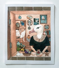 „The Albatross“ / „El Albatros“, 2024. Aquarell auf Papier