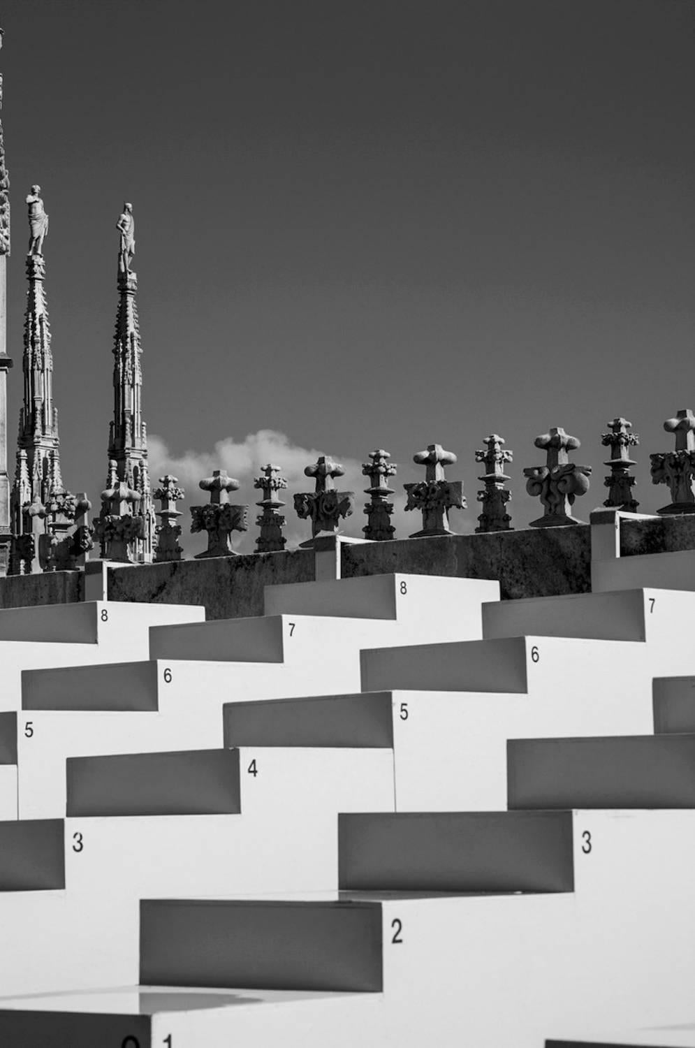 Guilherme Licurgo Black and White Photograph - Checkmate. From the Mundo do Sombras series. Milan. 
