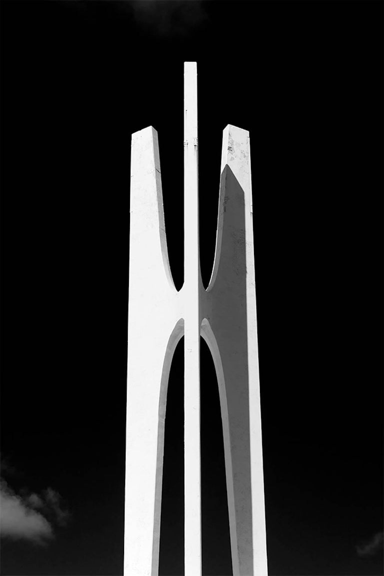 Luca artioli miami abstractions large black and white photograph