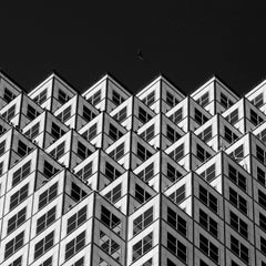 Miami Downtown 1, Black and White Architectural Photograph, 2014