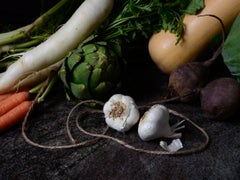 Bodegón verduras II. De la fotografía en color de bodegones serie