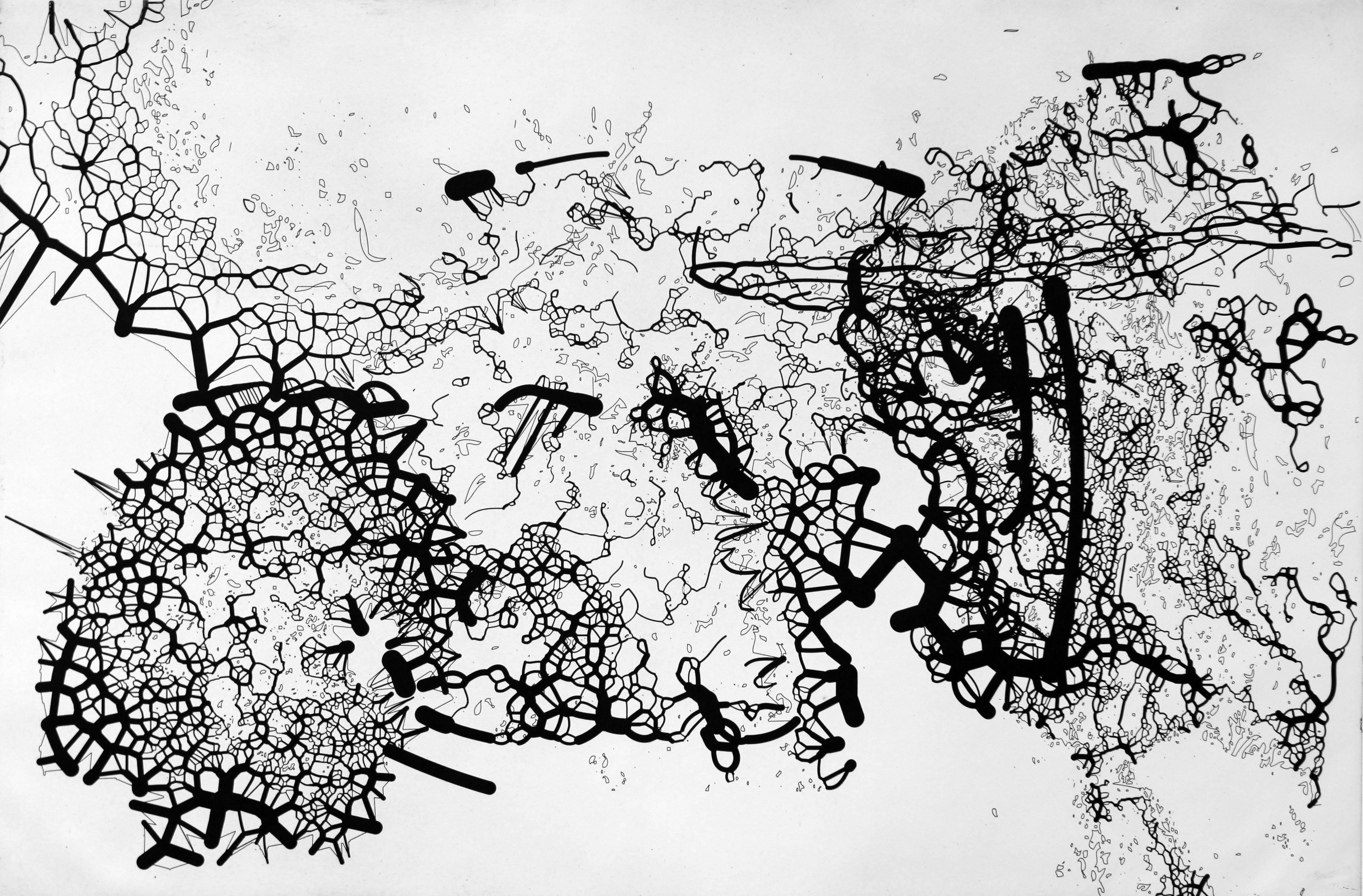 Marchelo Vera Abstract Print - Xairon, 2054