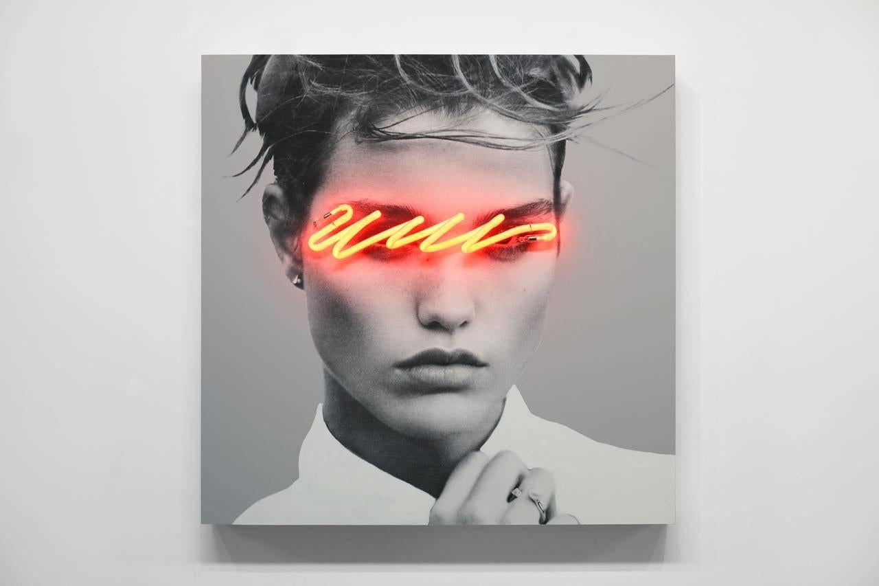 Javier Martin Portrait Painting - Blindness – False freedom