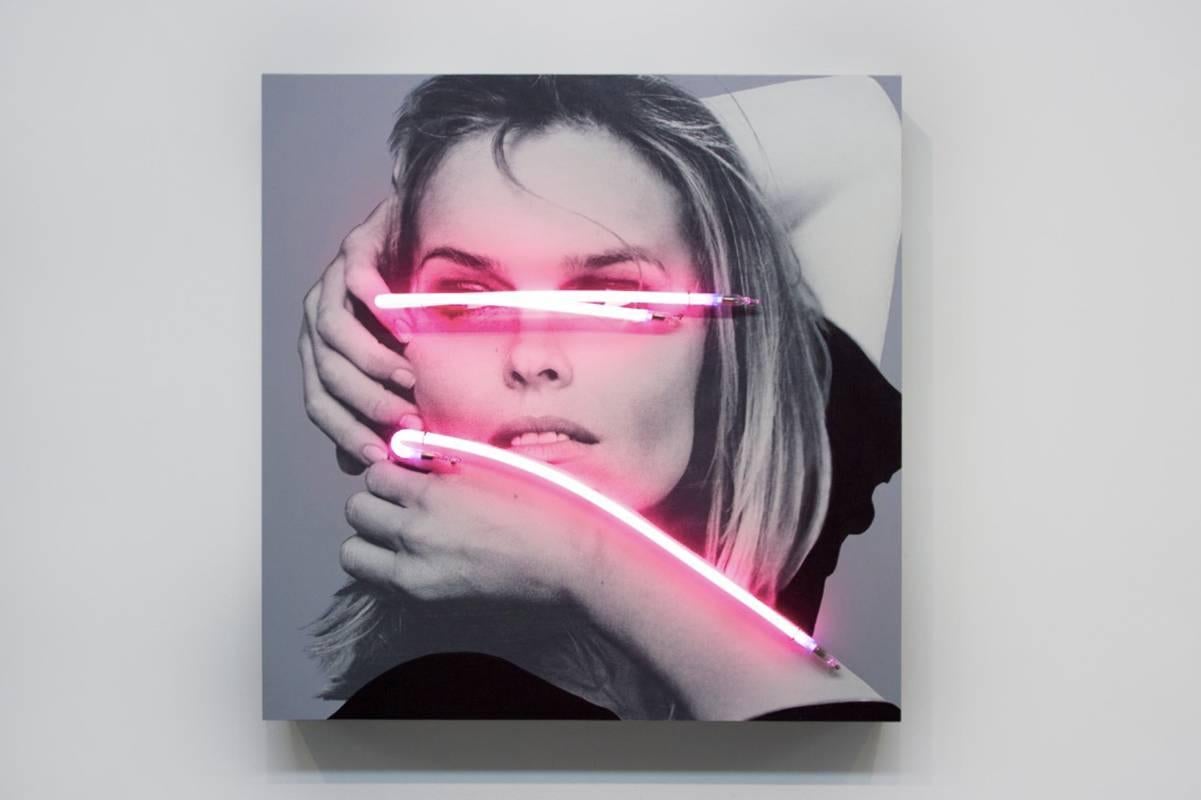 Blindness Reflection of the past - Mixed Media Art by Javier Martin