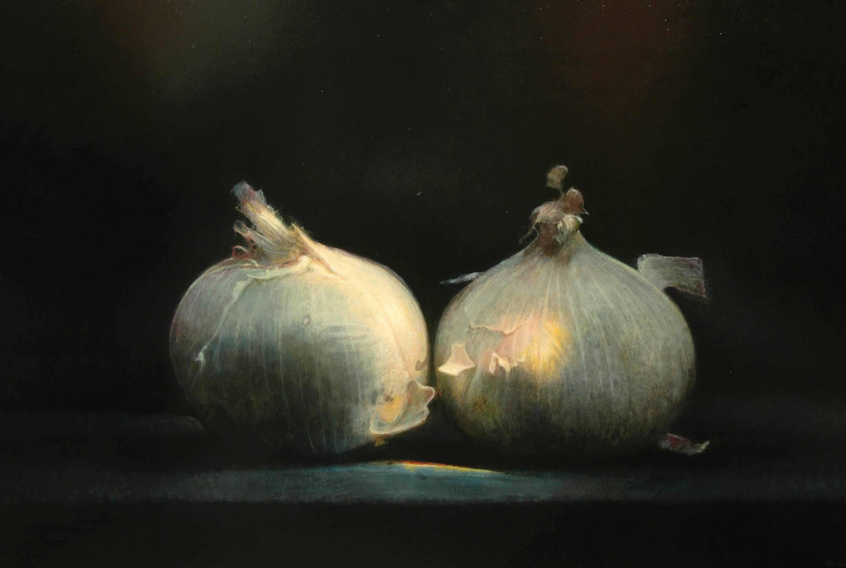 James Del Grosso Still-Life Painting - Ballerina Onions