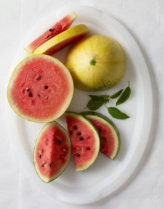 "Still Life of Yellow Watermelon"  Modern Still-Life Food Photography