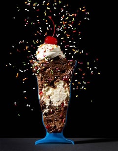 "Cut Food - Sundae" Modern Photography Food Still-Life with Pop Sensibility