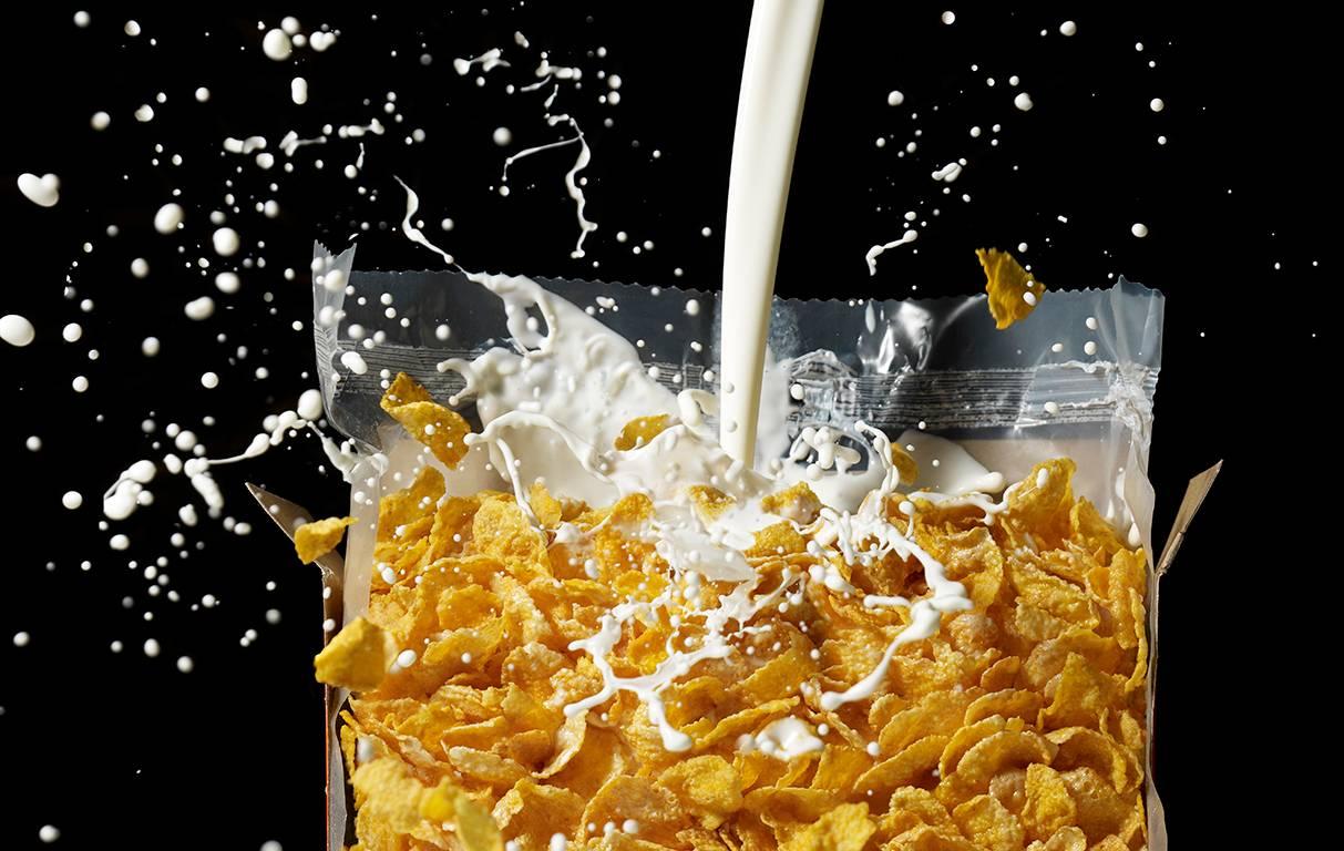 "Cut Food  -  Cereal" Modern Photography Food Still-Life with Pop Sensibility