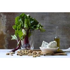 Still Life of Beets, Blue Cheese, and Walnuts 12