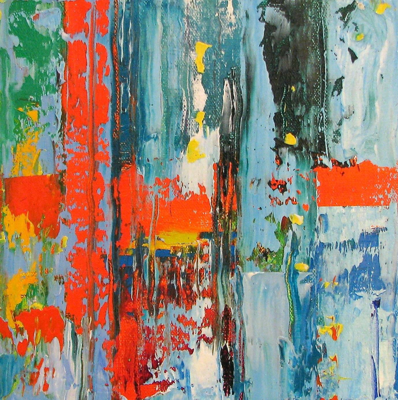Linda Holt Abstract Painting - Small Abstract  # 60
