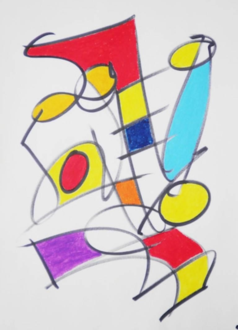 Von Allen Abstract Drawing - Key of E