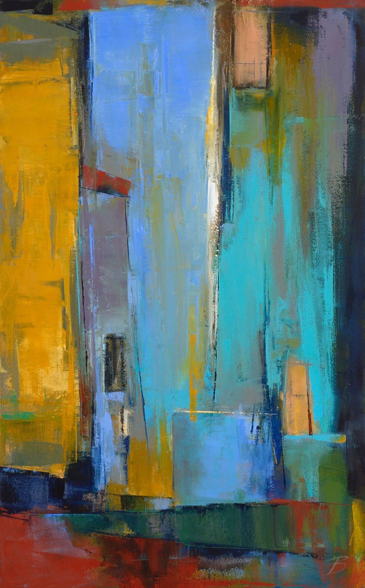 Abstract Painting Barbara Kreitman - Barcelone III