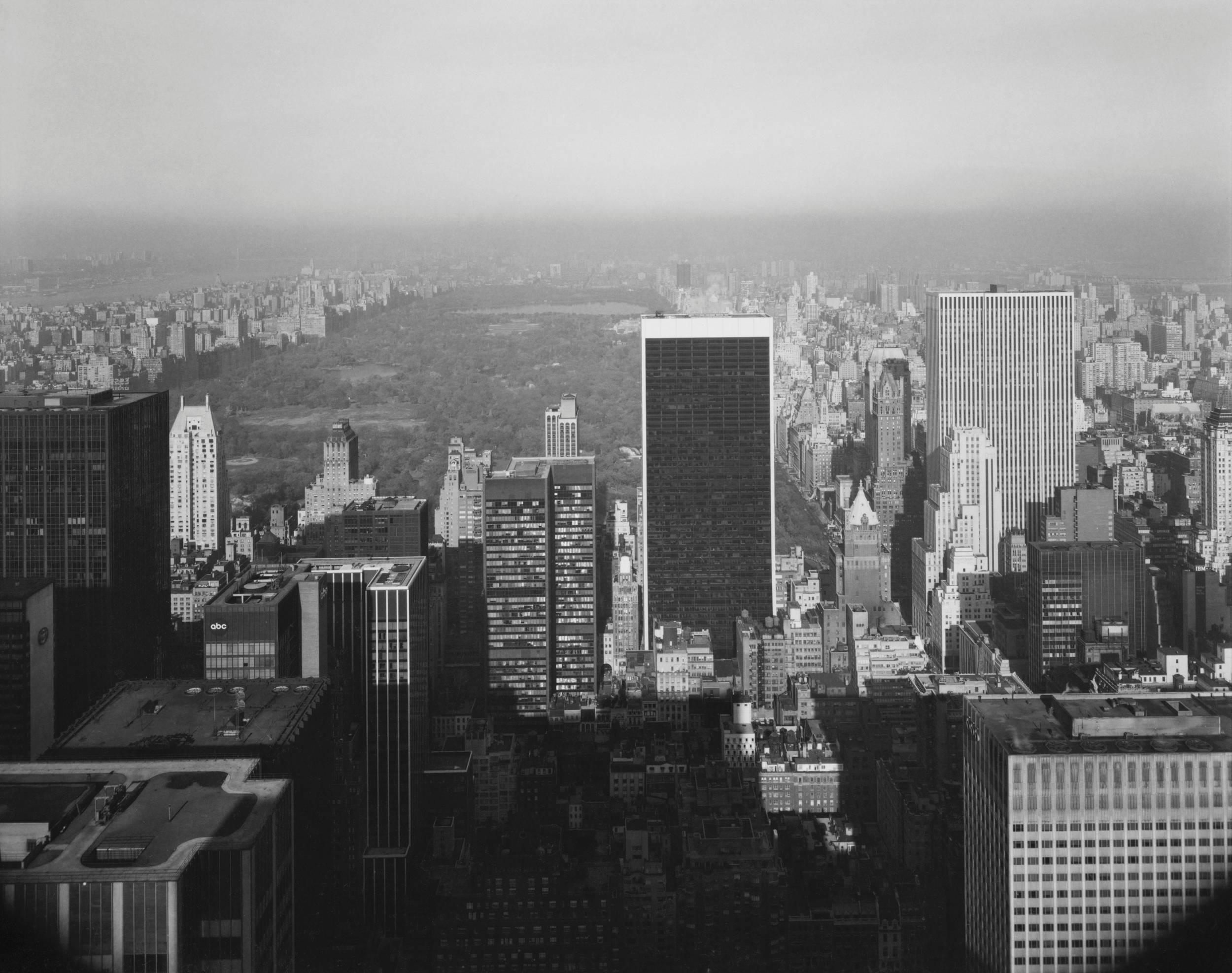 Nicholas Nixon Landscape Photograph - North View from 48th Street, New York City