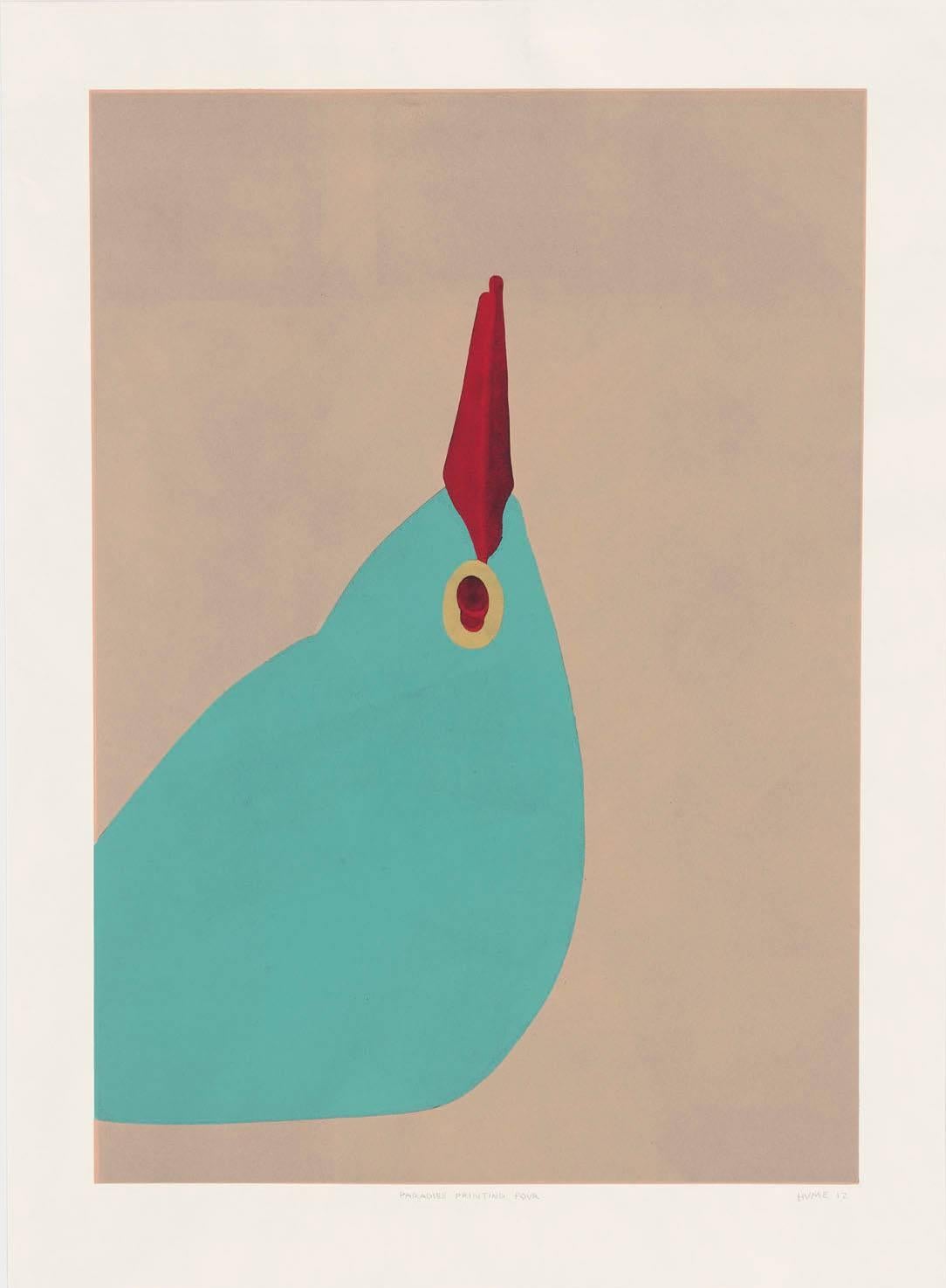 Gary Hume Animal Print - Paradise Four