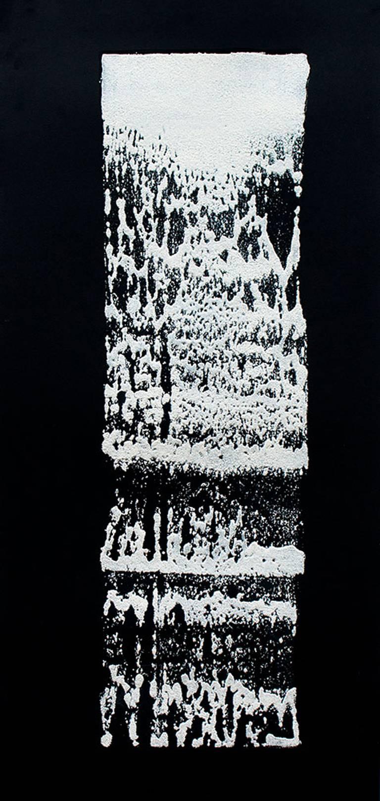 James Nares Abstract Print - Road Paint Print 4