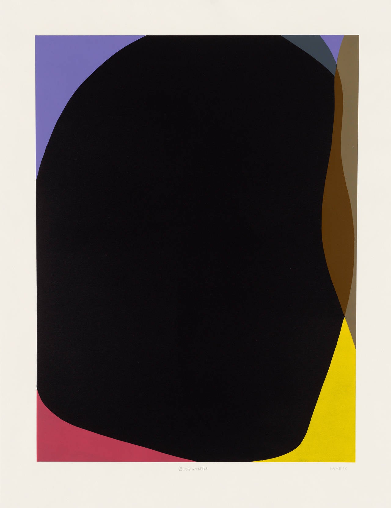 Gary Hume Portrait Print - Elsewhere