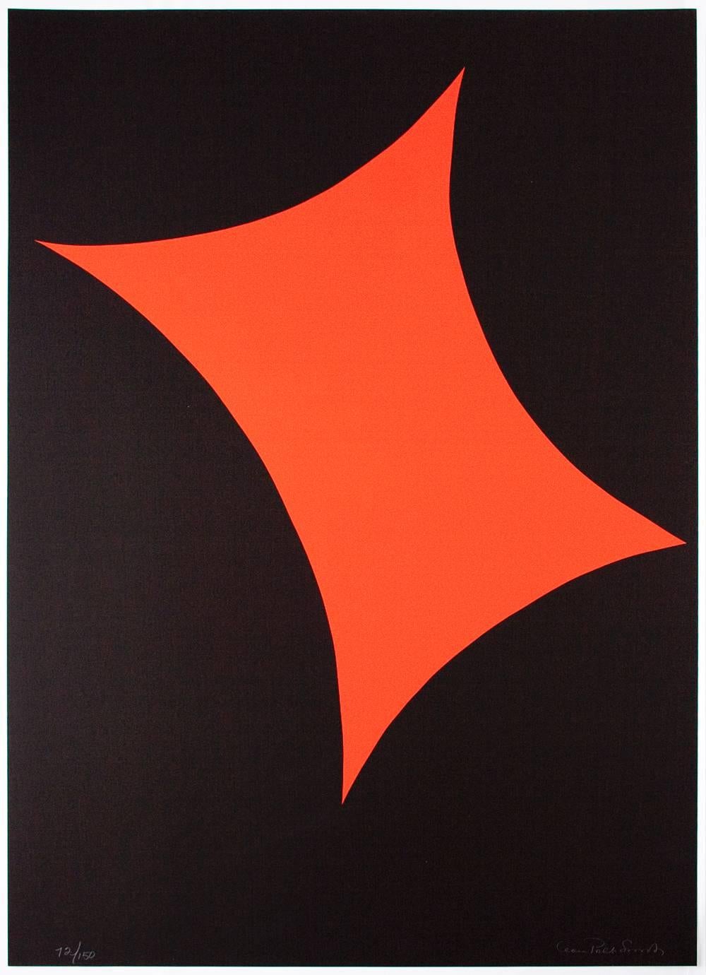 Leon Polk Smith Abstract Print - Color Forms (E)