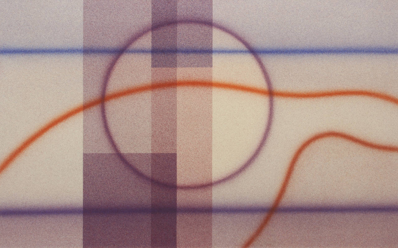 Raymond Jonson Abstract Painting - Watercolor No. 34