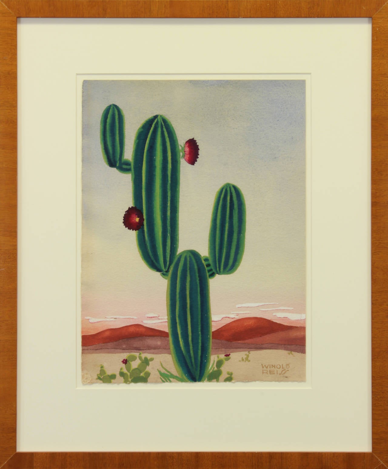 Cacti - Painting by Winold Reiss