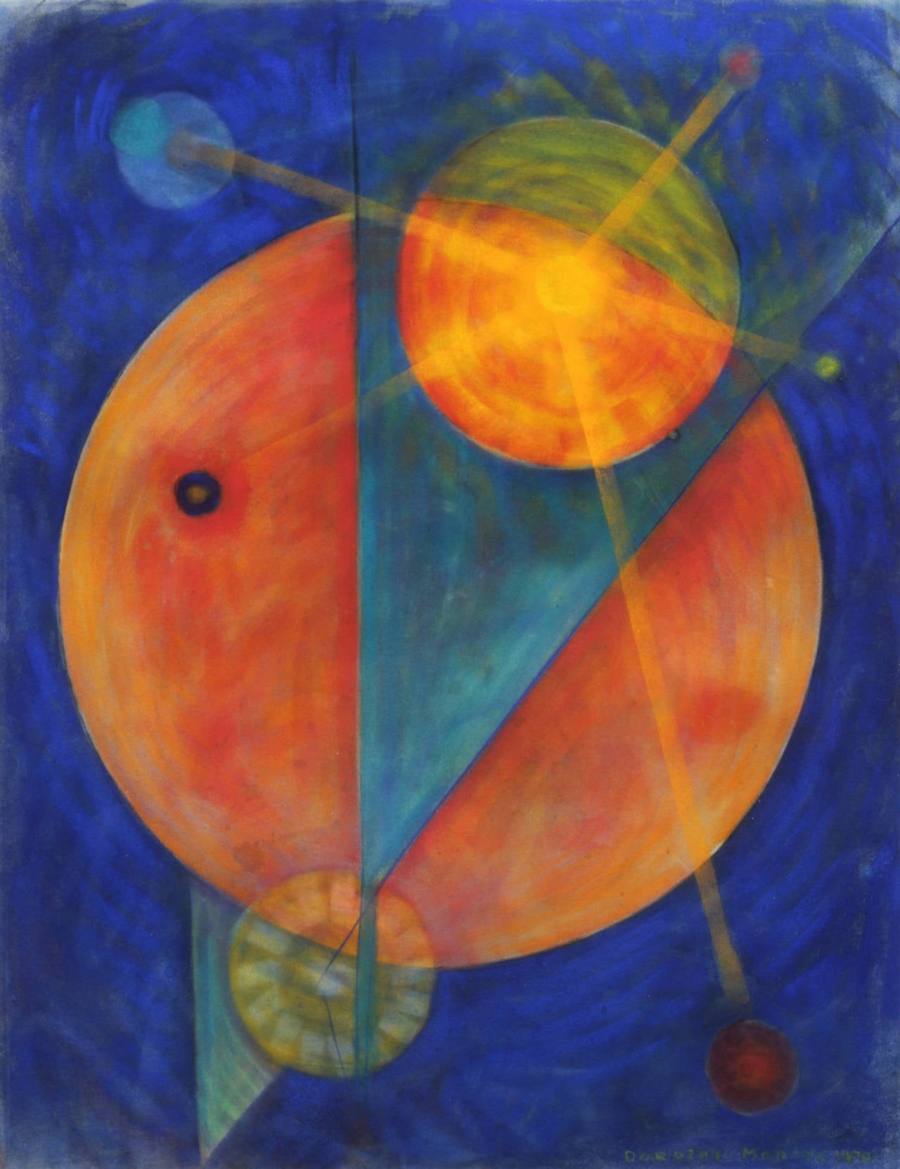 Dorothy Morang Abstract Painting - Awakening Evidence