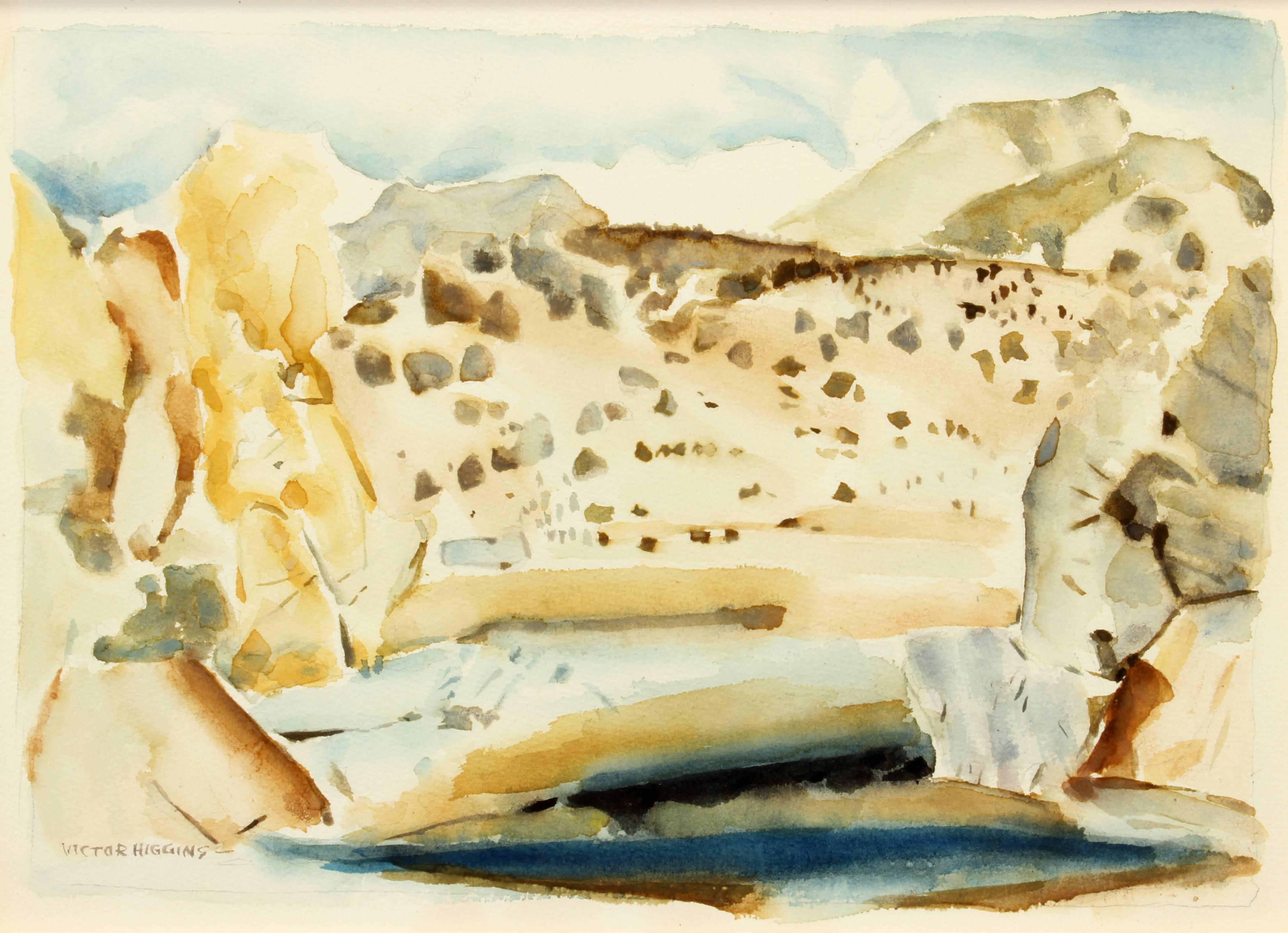 Victor Higgins Landscape Painting - New Mexico Landscape