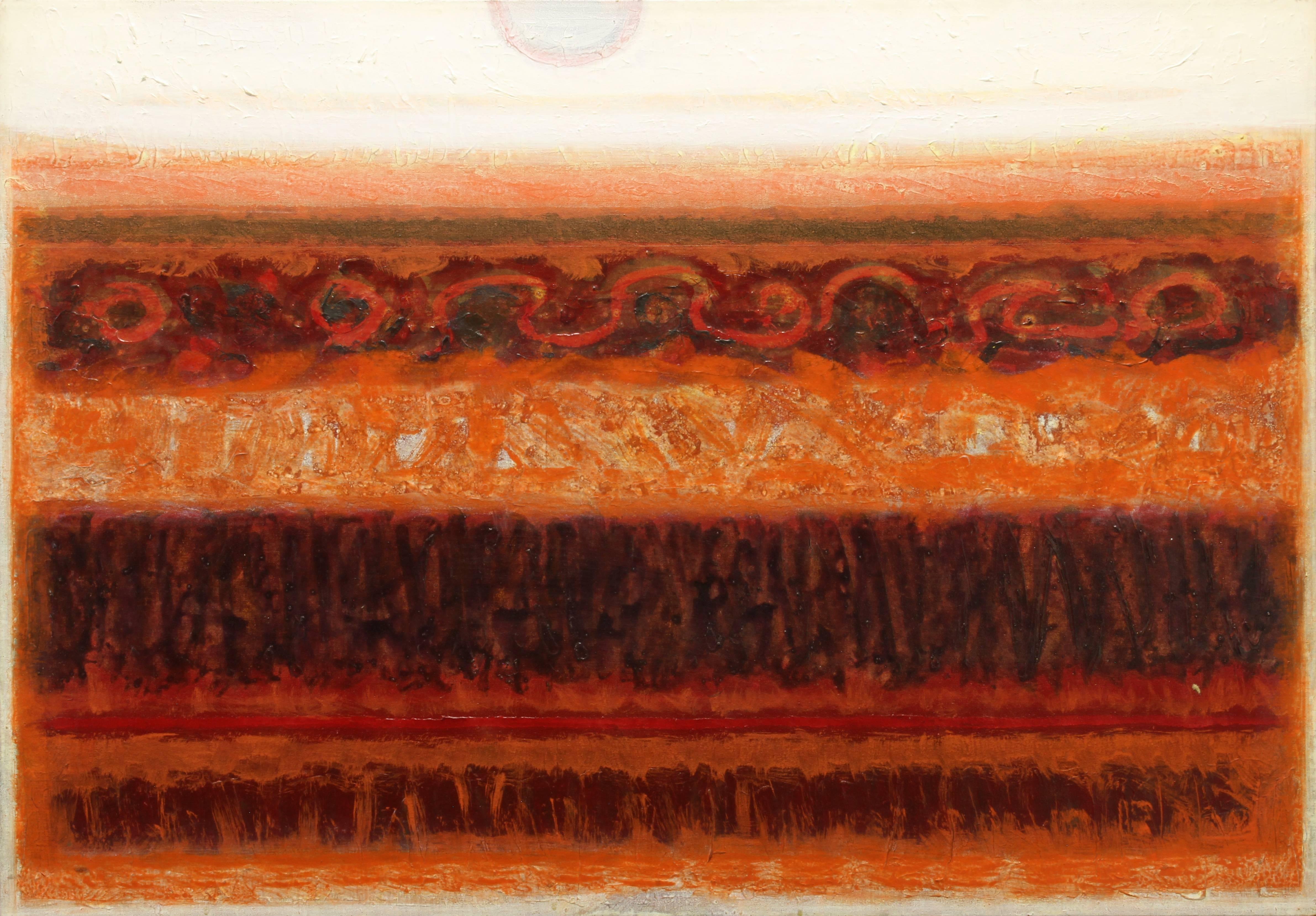 Lawrence Calcagno Abstract Painting - Earth Legend