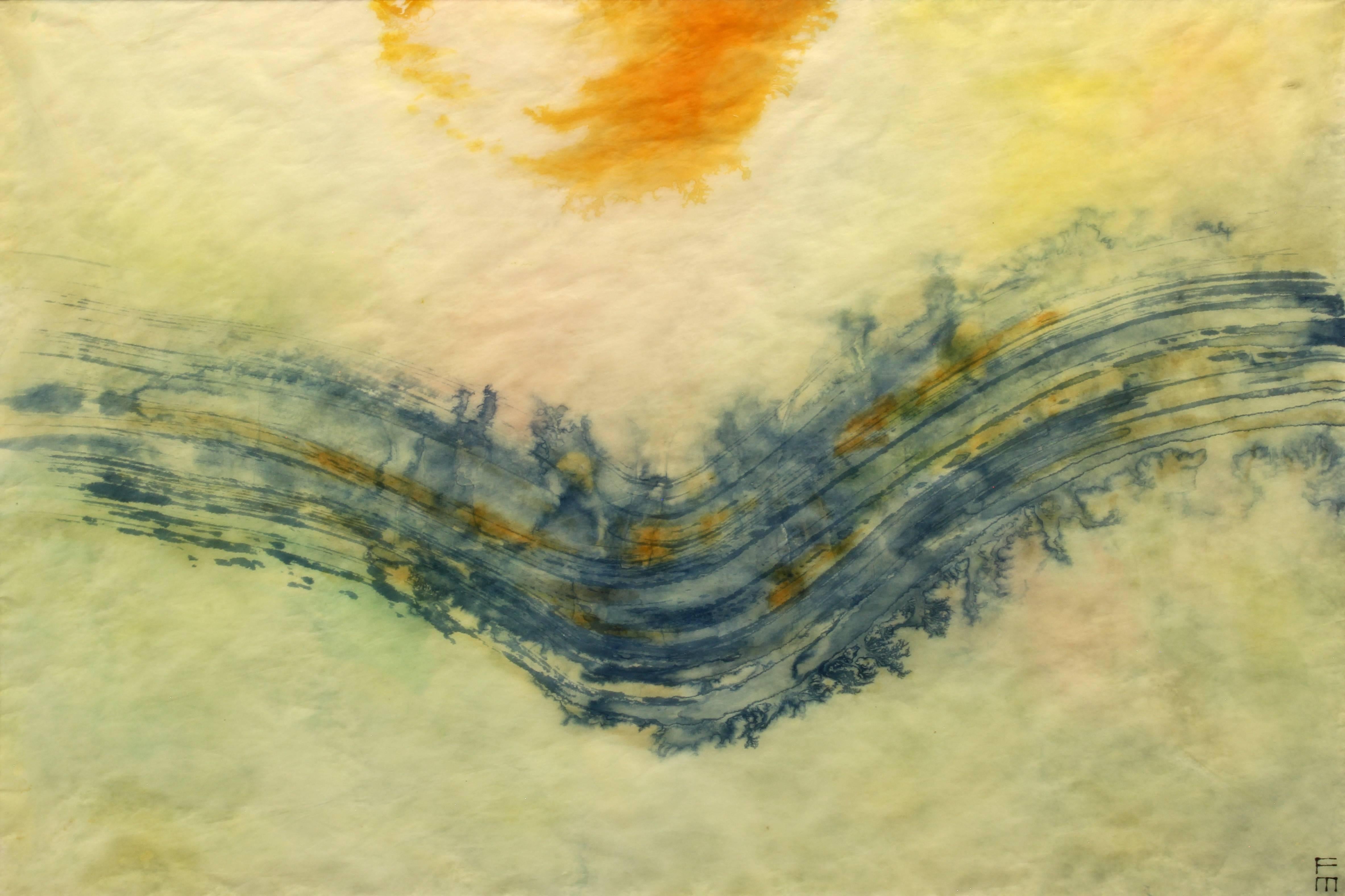 Florence Pierce Abstract Painting - Untitled